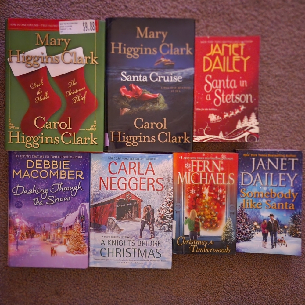 Christmas Book Bundle of 7 -   4 Hardbacks and 3 Paperbacks